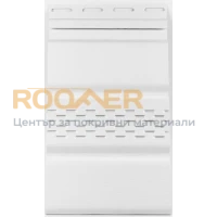 Панел Soffit Бял перфориран за вентилация на подпокривното пространство Т-20*, 3м