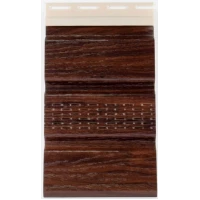 Панел Soffit Орех перфориран за вентилация на подпокривното пространство Т-20*, 3м