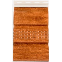 Панел Soffit Златен дъб перфориран за вентилация на подпокривното пространство Т-20*, 3м