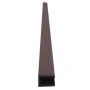 WPC FENCING C-profile for fence/ Graphite, Brown