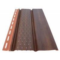 SOFFIT панел - 3 m  перфорирован (Орех)