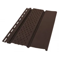 SOFFIT панел - 3 m  перфориран (Кафяв)