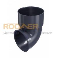 Завършв. коляно 87.5° 80mm PVC Regenau 125mm