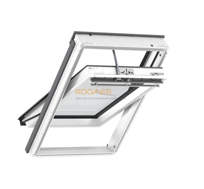 VELUX roof window on central axis with top control GLU 006421/GLU 006430