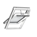 VELUX roof window on central axis with top control GLU 006421/GLU 006430